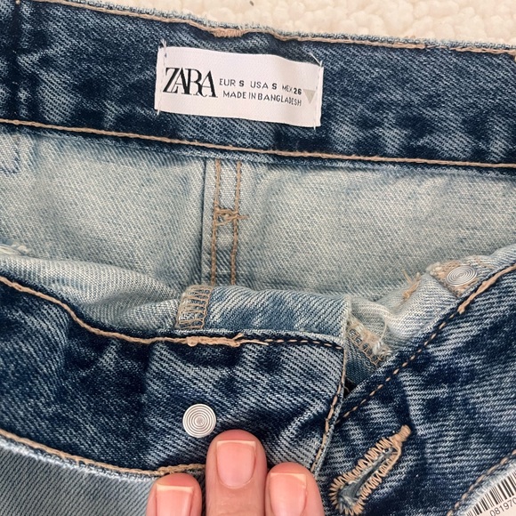 Zara Denim Maxi Skirt Size Small NWT - Picture 6 of 6